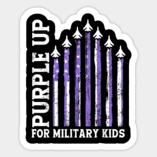 Purple Up For Military Kids Military Child Month Air Force Sticker